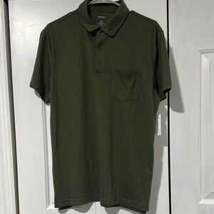 Sonoma Green Polo Shirt Classic Design Soft Fabric